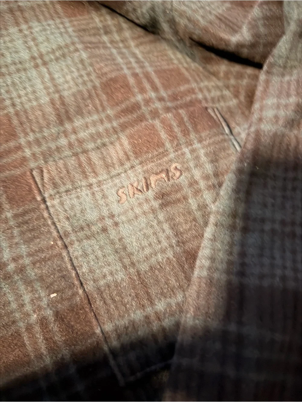 SKIMS soft plaid